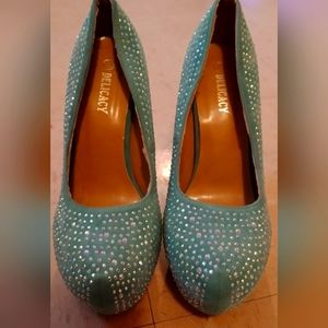 Teal heels